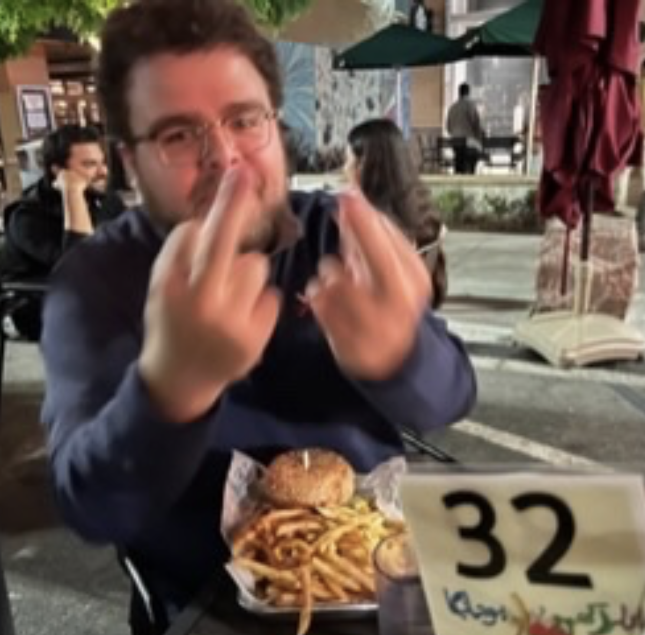How did you manage to order burgers at an Indian place
